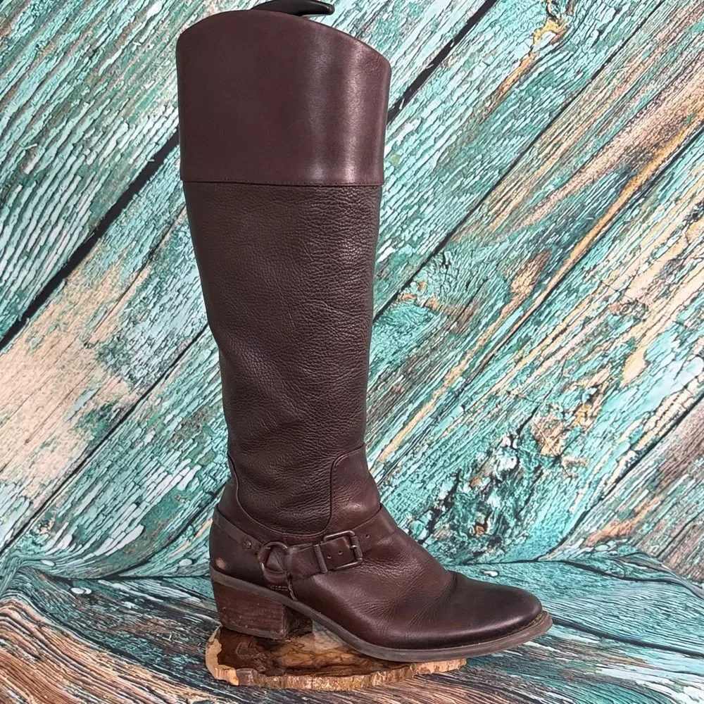Vince Camuto Dark Brown Over the Knee Boots